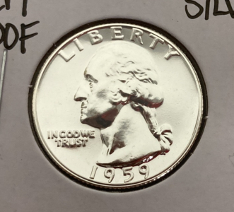 1959 Gem Proof Silver Quarter