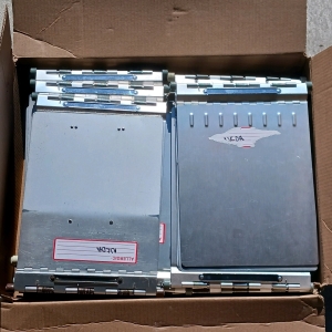 (30+) Aluminum Medical Chart Holders - Wall Mount Flip-Up Style