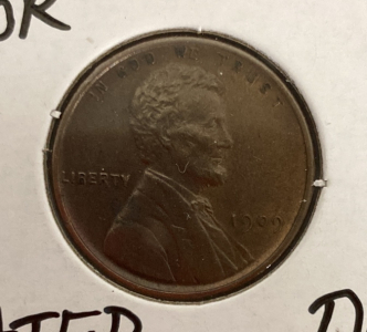 1909 V.D.B. Mint Error Penny