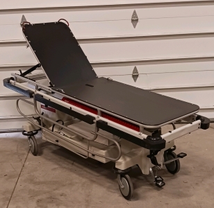 (1) Stryker Emergency Department Stretcher w/ Full-Length X-Ray Cassette Holder