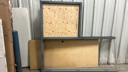 86&rdquo;x78&rdquo;x44&rdquo;Steal Door Frame With Door