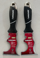 Husky Drywall Tools Including: Welded Mud Pans (12"), Drywall Rasp, Multi Tools, Joint Knives, Jab Saws And Hopper Replacement Nozzles - 4