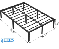 New In Box Jeto Queen Size Bed Frame - 2