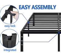 New In Box Jeto Queen Size Bed Frame - 3