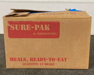 (12) Sealed MRE’s (All Beef and Pork)