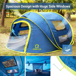 Qomotop 4-Person Pop Up tent