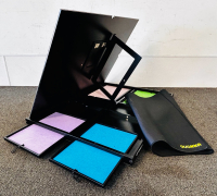 New Quokka Tilting And Rotating Puzzle Table Top In Black With Slide Out Drawers - 2