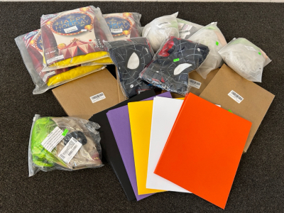 Halloween Essentials: Snow White Costumes, Green and White Wigs, Craft Paper Sets, and More