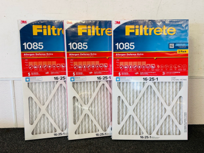 (6) New Filtrete Electrostatic Air Filters