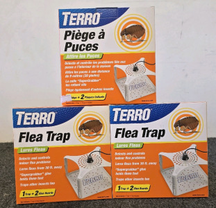 (3) Terro Flee Traps- New In Box