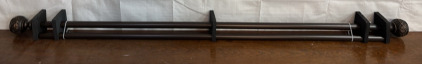 Vintage Floral Curtain Rod