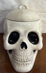 Skull Cookie Jar