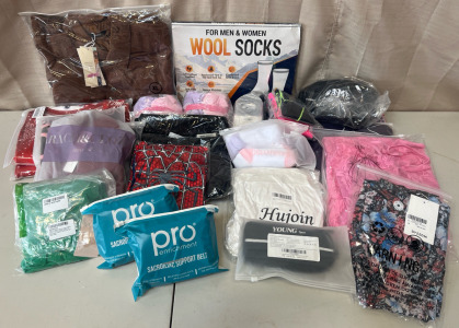 NEW Amazon Clothing Lot &mdash; Shirts, Hats, Socks & More