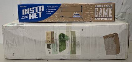 NEW Amazon Items Including Artificial Hedge Roll & Insta Net Portable Sports Net