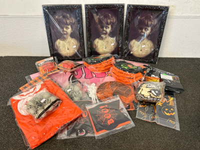 Halloween Decorations: Backdrops, Napkins, Wall Hanging Decor and More