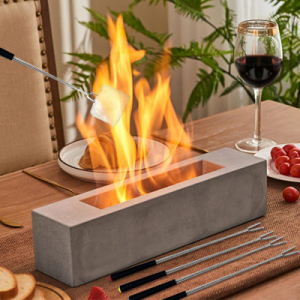 Mavalzy Stone Table Top Firepit