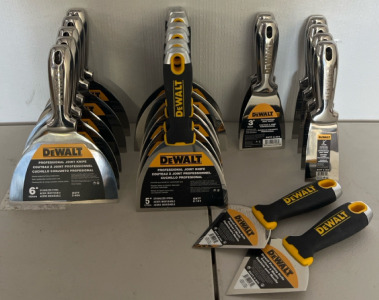 New DeWalt Professional Joint Knives 19 Count