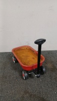 Small/Miniature Red Wagon Toy/Decor