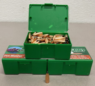 (3) Boxes Of Sierra 8mm .323 Dia. 150 Grain Spritzer Bullets (For Reloading)
