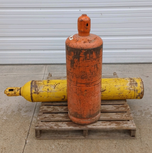 Oxygen and Acetylene Tanks