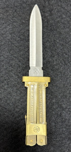 7.75" German Militaria WW2 Paratrooper Brass Knife