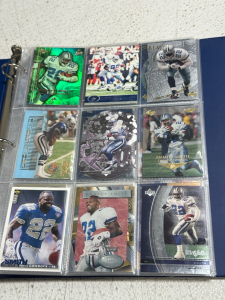 (1) Binder Of Emmitt Smith, HOF, Dallas Cowboys Sports Cards