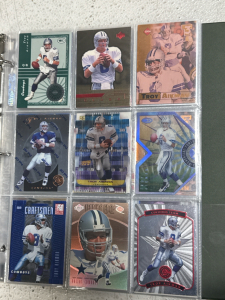 (1) Binder Of 99 Troy Aikman Sports Cards