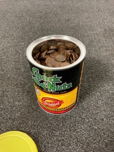 Can Full Of Pennies