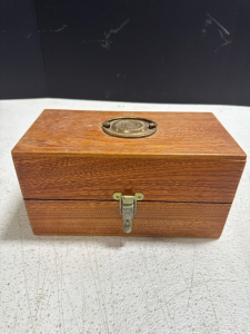 (1) Wooden Box With 11 Reels Of 8mm Film Rolls- Unknown