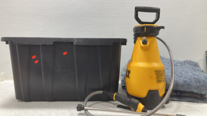 HDX Crate - Moving Blankets - DeWALT Spray Applicator