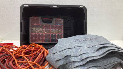 HDX Crate - Moving Blankets - Extension Cords - Jumper Cables & More