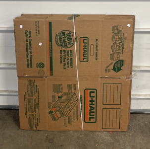 (19) U-Haul Medium Boxes