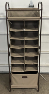 (1) 12 Cubby Shoe Organizer