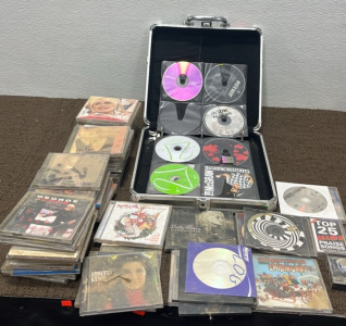 (1) Container of CD&rsquo;s (45+) CD&rsquo;s