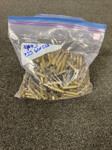 Bag Of (400) .223 Win 5.56 Brass Casings