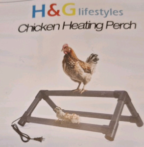 (1) H & G Lifestyles Heated Chicken Perch
