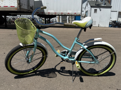 (1) 20&rdquo; Huffy Teal And Green Bike