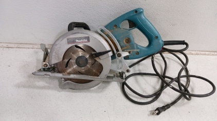 (2) Makita Circular Saws - Model 5277B - Functional!