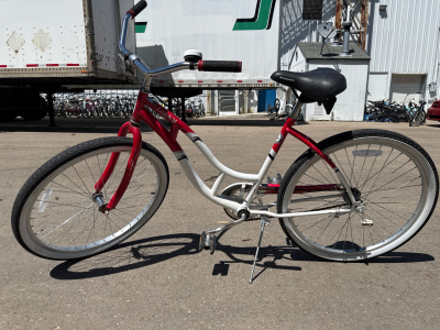 (1) 26&rdquo; Schwinn Legacy Red And White Bike