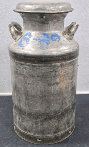 Vintage (Heavy) Metal Superior St. Paul Milk Container - 24&frac12;"H x 13"&oslash;