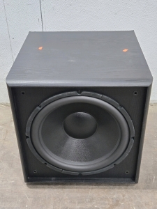 Large Subwoofer/Speaker/Amplifier in Wood Box - 19"H x 18"W x 18"D