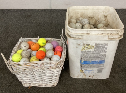 Large Assortment Of Golf Balls