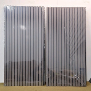 (2) Black Acoustic Wall Panels