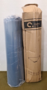 (1) Cymula Camping Mattress, 70" x 30" x 3", Blue
