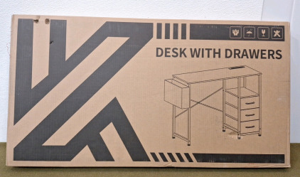 (1) 32", 2-Drawer Computer Desk