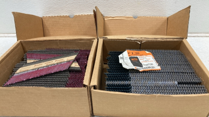 (2) Boxes of 4 In. & 3 1/4 In. Nails