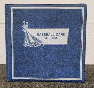 Baseball Card Album Filled With Topps Collectable Baseball Cards