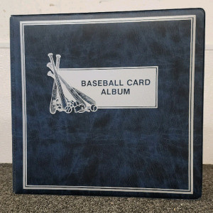 Baseball Card Album Filled With 1987 Topps Collectable Baseball Cards