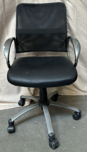 Black Leather Office Chair