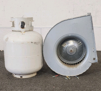 Lennox Furnace Blower And A 5 Gallon Propane Heater.